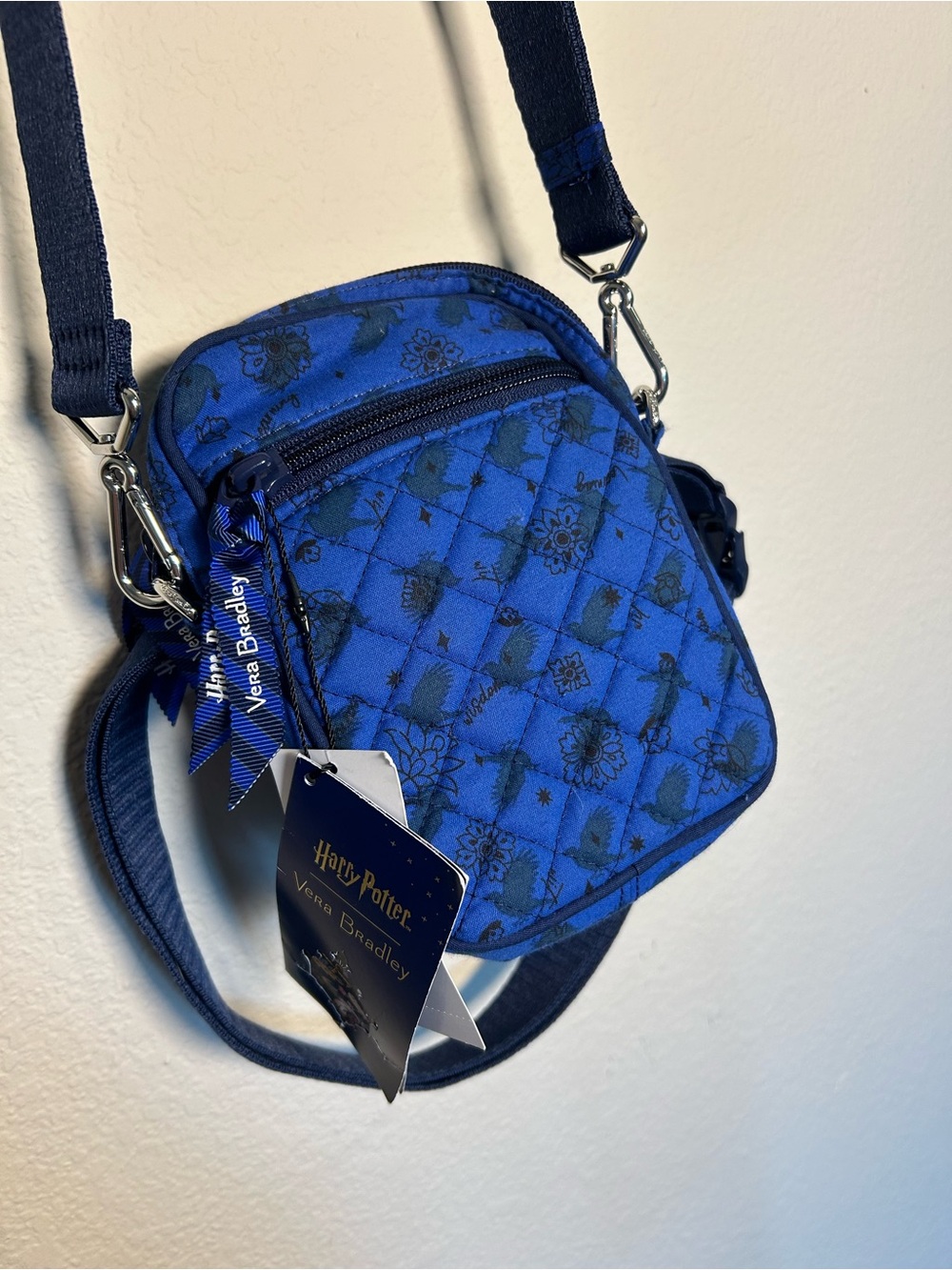 Vera Bradley Blue Quilted Harry Potter Mini Crossbody/Fanny Pack RAVENCLAW - NWT